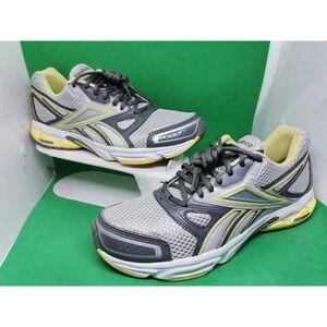 Reebok Women's Size 11 DMX Ride Gray Yellow Athletic Sneakers Shoes 039501311